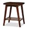 Baxton Studio Sacramento Mid-century Modern Dark Walnut End Table 121-6628 - alternate 3